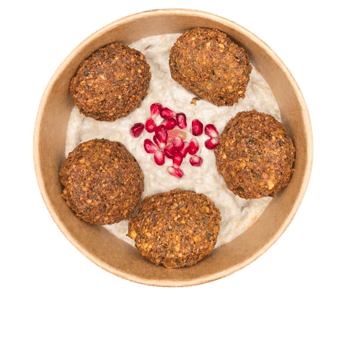 BOWL Babaghanoush en Falafel