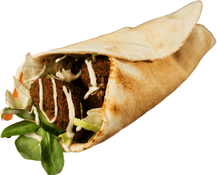 Yallafel Falafel Wrap Vegan