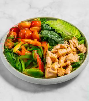 Low Carb Lachs Salad