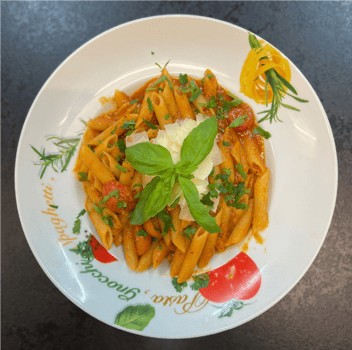 Pasta Arrabbiata Pasta Arrabbiata