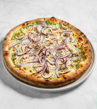  Pizza Pesto Al Funghi