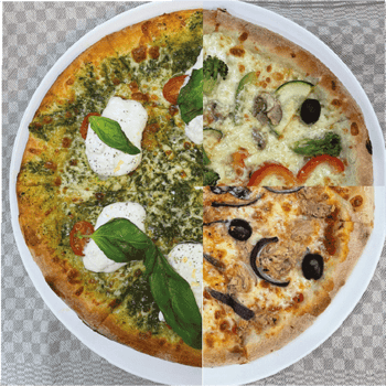 Angebot, 3 Pizza + 2 Getränke