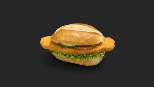 Hähnchenschnitzelbrötchen