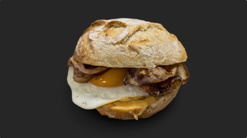 Spiegeleibrötchen hell