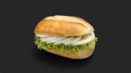 Frühstücksbrötchen Ei