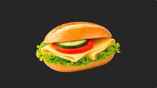 Frühstücksbrötchen Käse