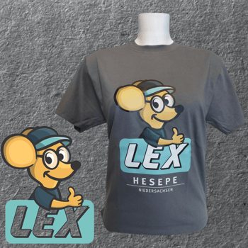 Lex T-Shirt grau Gr. 4XL