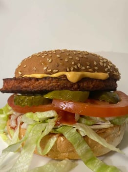 Vega Burger Deluxe Menu