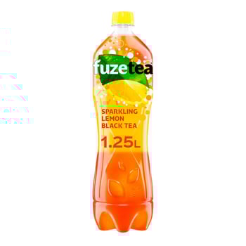 Fuze Tea Black Sparkling Lemon