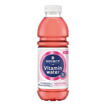 Sourcy Vitaminwater Framboos/Granaatappel