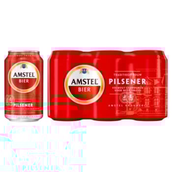 Amstel 6 blikjes bier 
