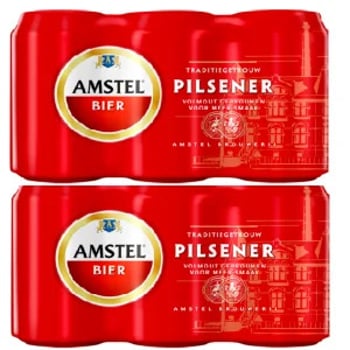 Amstel bier 12 blikjes