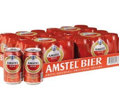 Amstel 24 blikjes bier 6 pack 