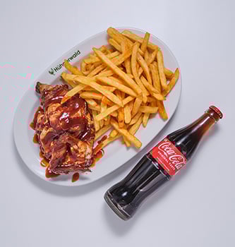 Barbecuehendl Menü