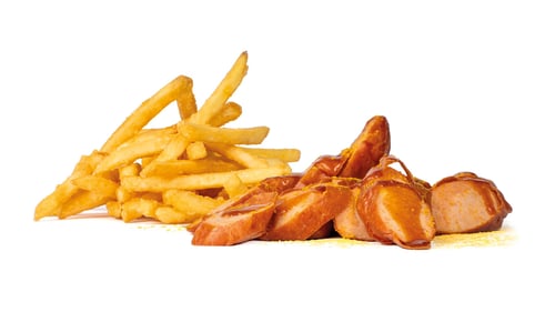 Currywurst Pommes Currywurst Pommes