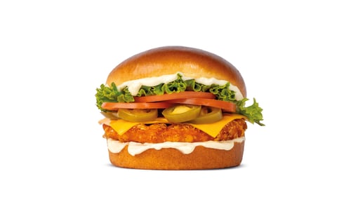 Hot Crispy Chicken Burger Hot Crispy Chicken Burger