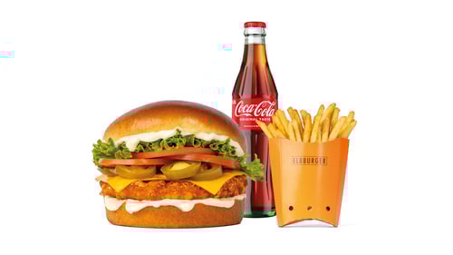 Hot Crispy Chicken Burger Menü