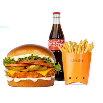 Hot Crispy Chicken Burger Menü