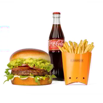 Vegan Avocado Burger Menü