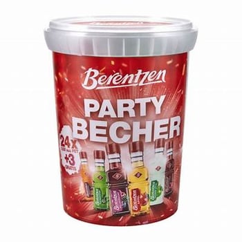 Party Becher mit ICE Berentzen Likör Party Becher mit ICE Berentzen Likör