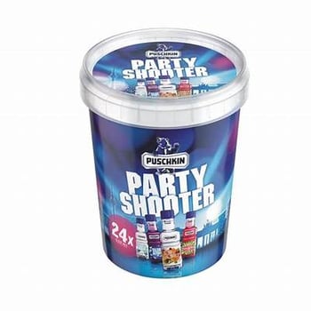 Party Becher mit ICE Puschkin Likör Party Becher mit ICE Puschkin Likör