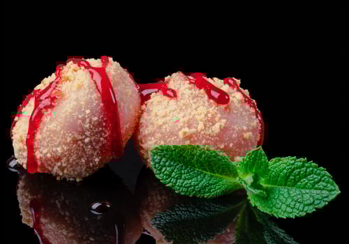 Erdbeer-Cheesecake im Mochi