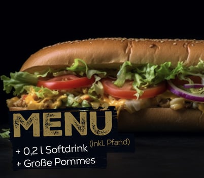 Long Beef Burger Menü Long Beef Burger Menü