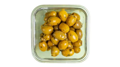 Gefüllte Oliven mit Frischkäse
