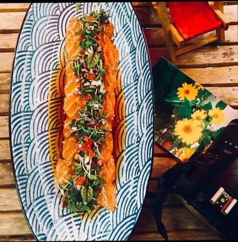 Lachs Tataki