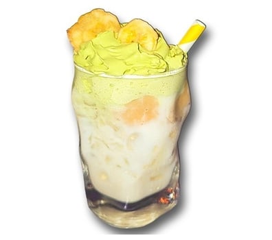 Banane Matcha Iced Latte