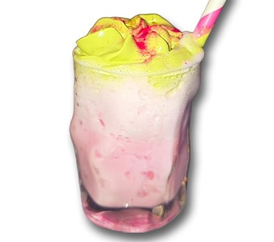 Pink Dragon Matcha Iced Latte