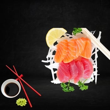 Sashimi salmone meet tuna 
