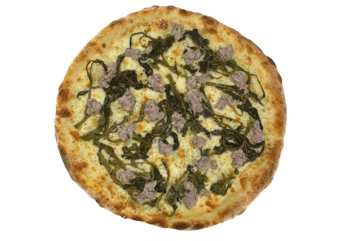 Pizza Salsiccia e Frirelli Klein, ø 24cm