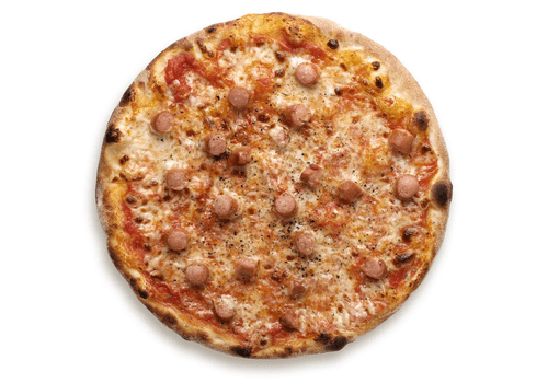 Pizza Würstel glutenfrei Normal, ø 30cm