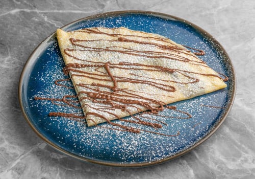 Crepe mit Nutella Crepe mit Nutella