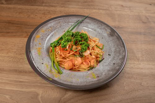 63. Spaghetti Gamberetti e Funghi
