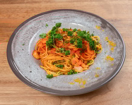61. Spaghetti Gamberetti