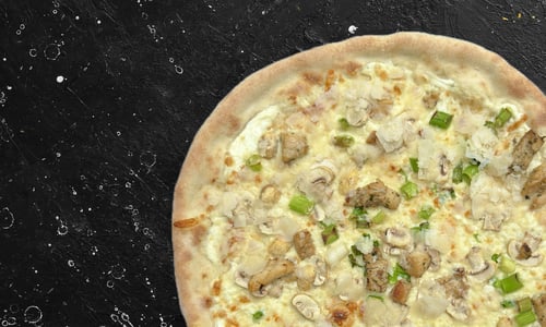 Pizza Bianca Pollo e funghi ø 36cm