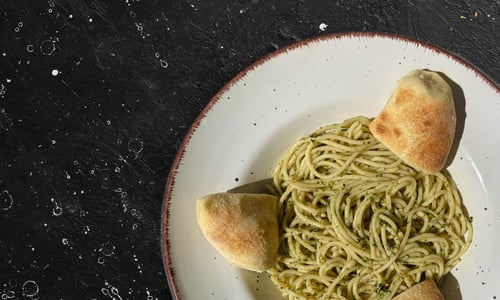 Spaghetti al pesto