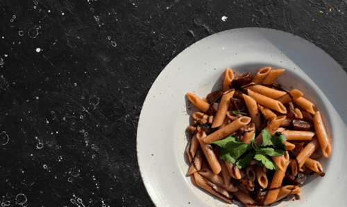 Penne barbabietola