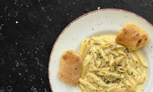 Penne tre funghi