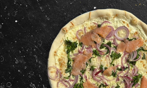 Pizza Bianca Salmone ø 36cm