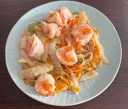 4.16 Pad Thai Gung / Erdnuss Sauce