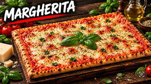 Familien Pizza Margherita Familien Pizza Margherita
