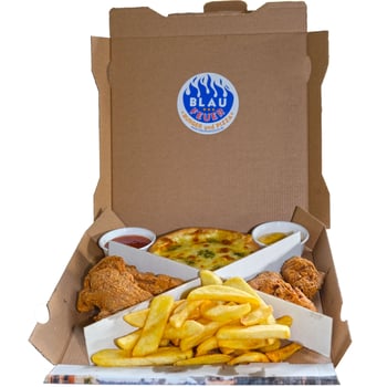 Blau Feuer Box
