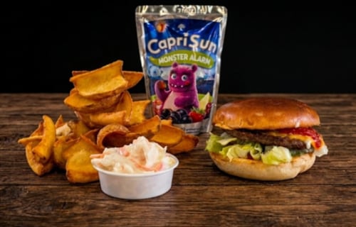 Blau mini Burger Glut 1.K