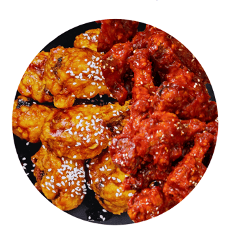 Korean Chicken  (Mit Knochen)