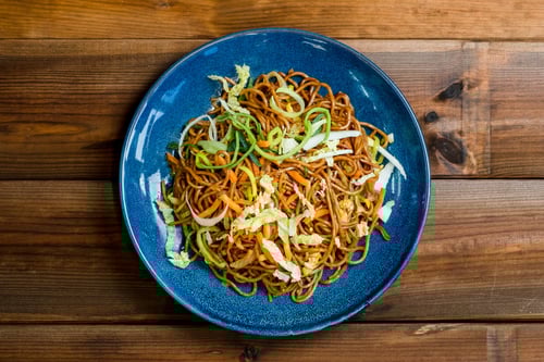 Gebratene Nudeln mit Quorn
