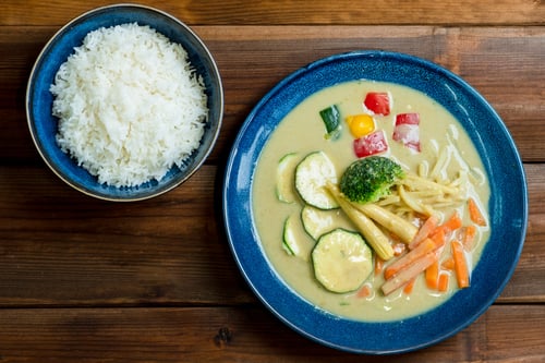 Grünes Thai Curry