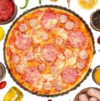Pizza Prosciutto E Salami
